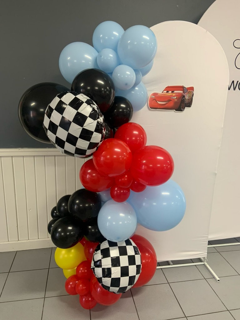 Disney Pixar Cars racing themed party balloons